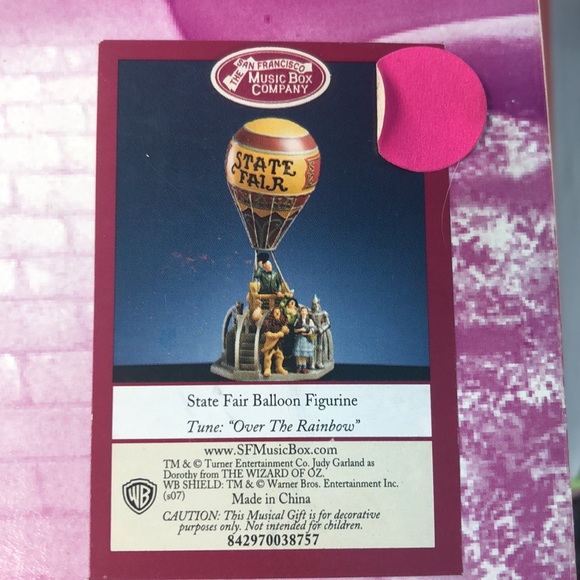 😊 The Wizard of Oz San Francisco music box💗NWT - Picture 4 of 9